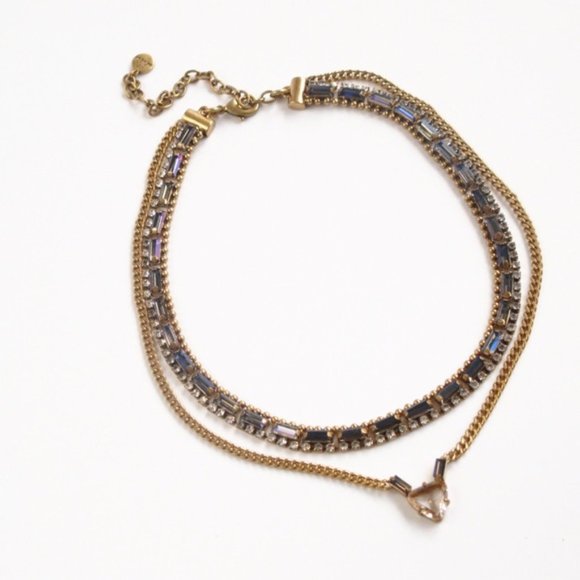 Stella & Dot X Rebecca Minkoff  | Vintage Gold +Crystal "Pixie" Choker N… - Picture 8 of 10